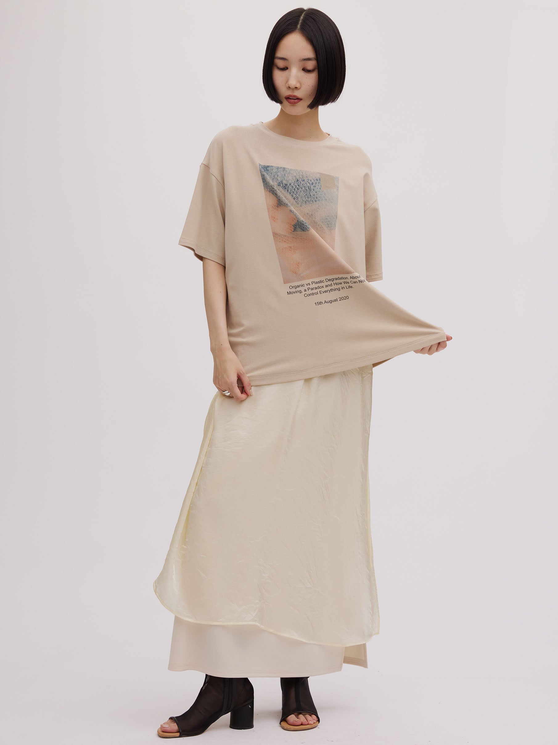 Silvia Conde Oliván×Ameri OVERSIZE TEE