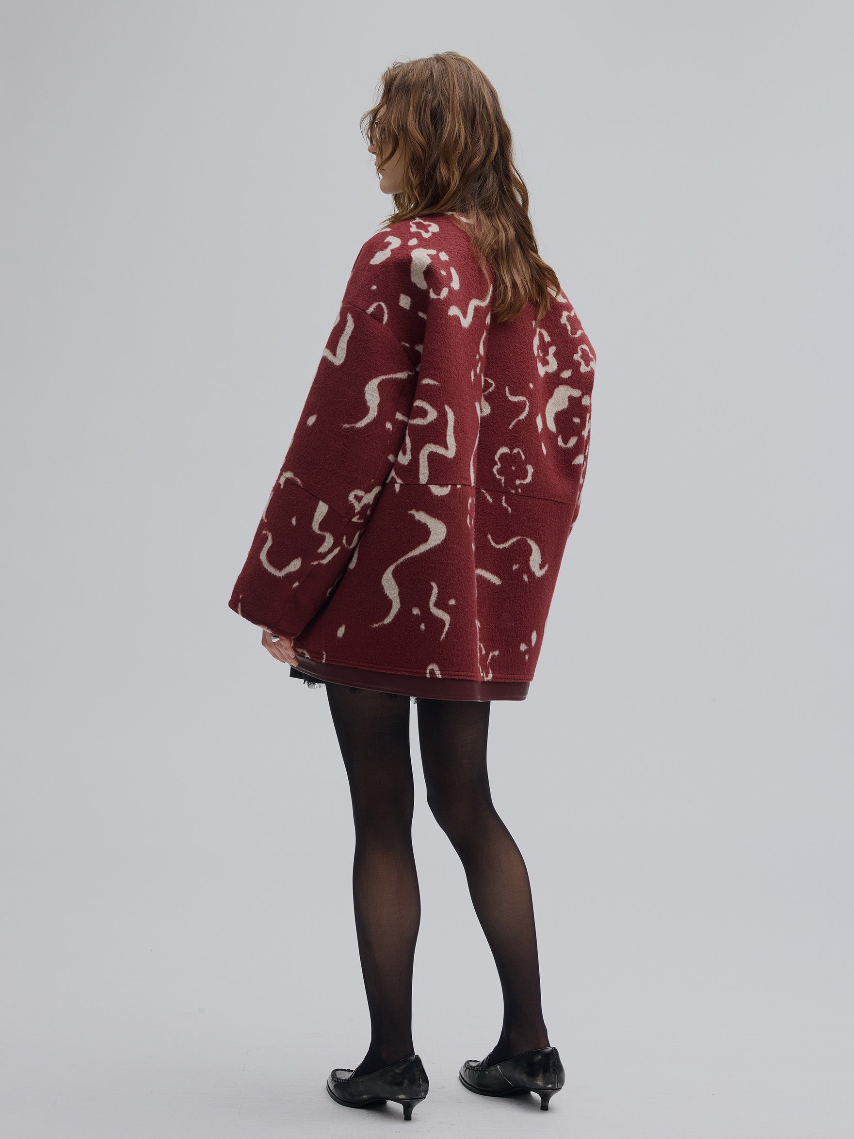 REVERSIBLE LOUD PATTERN COAT