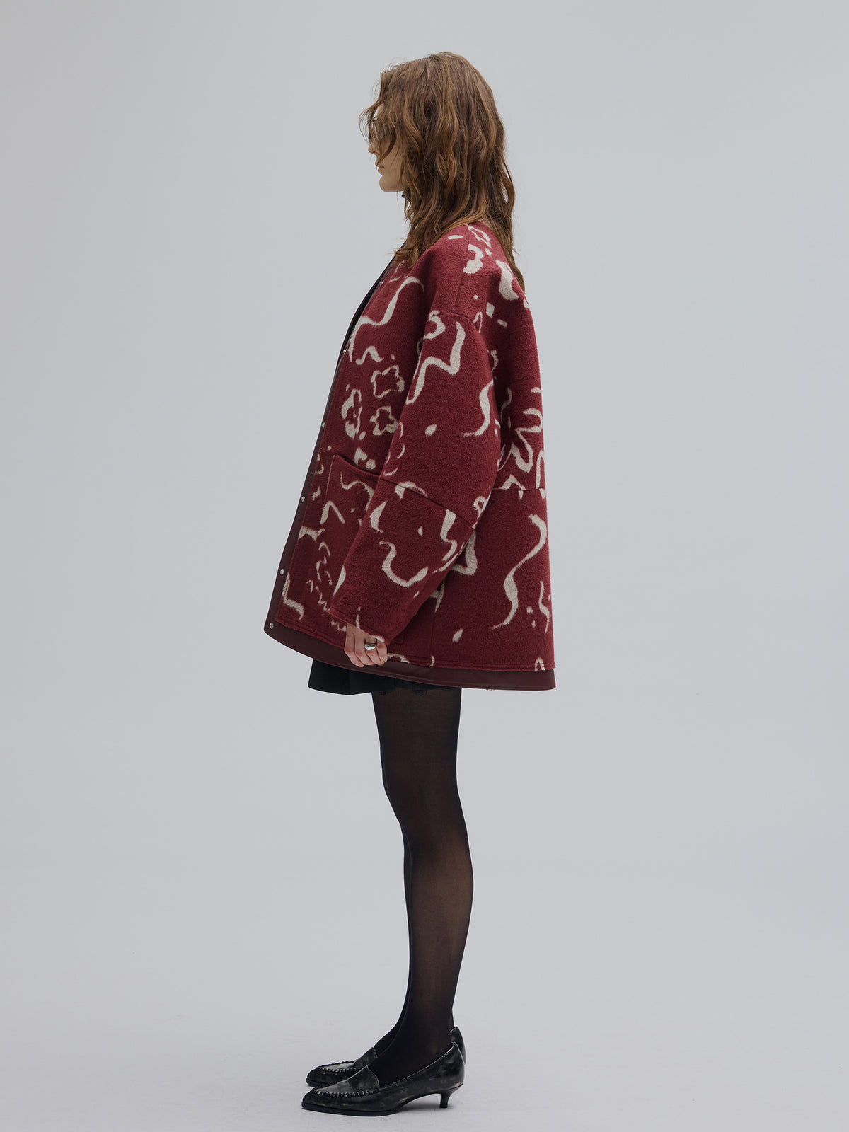 REVERSIBLE LOUD PATTERN COAT