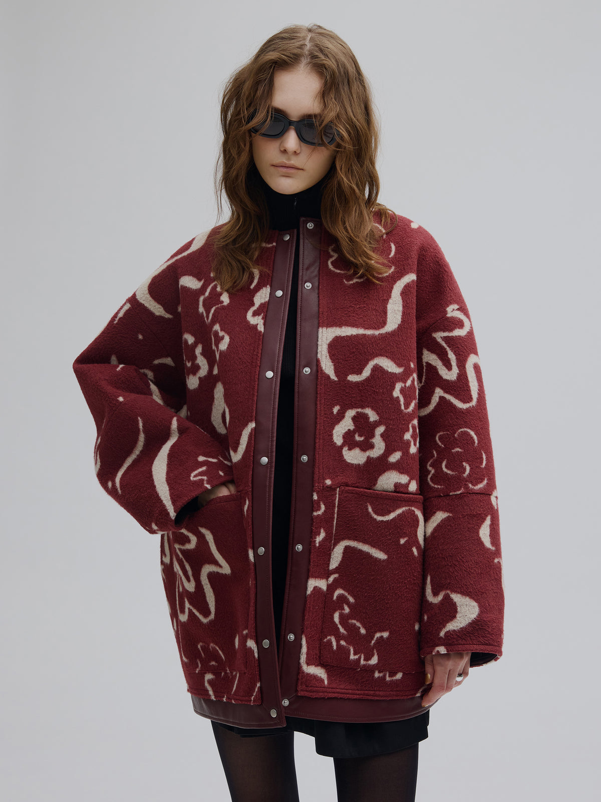 REVERSIBLE LOUD PATTERN COAT