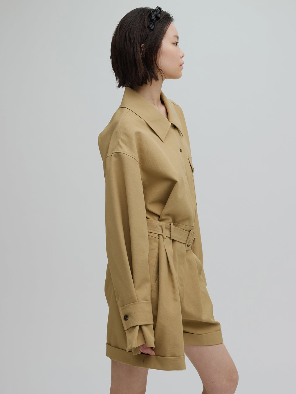 TRENCH LIKE SHORT ROMPERS