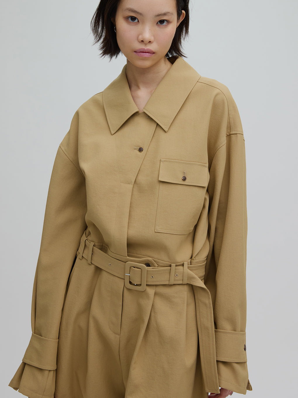 TRENCH LIKE SHORT ROMPERS