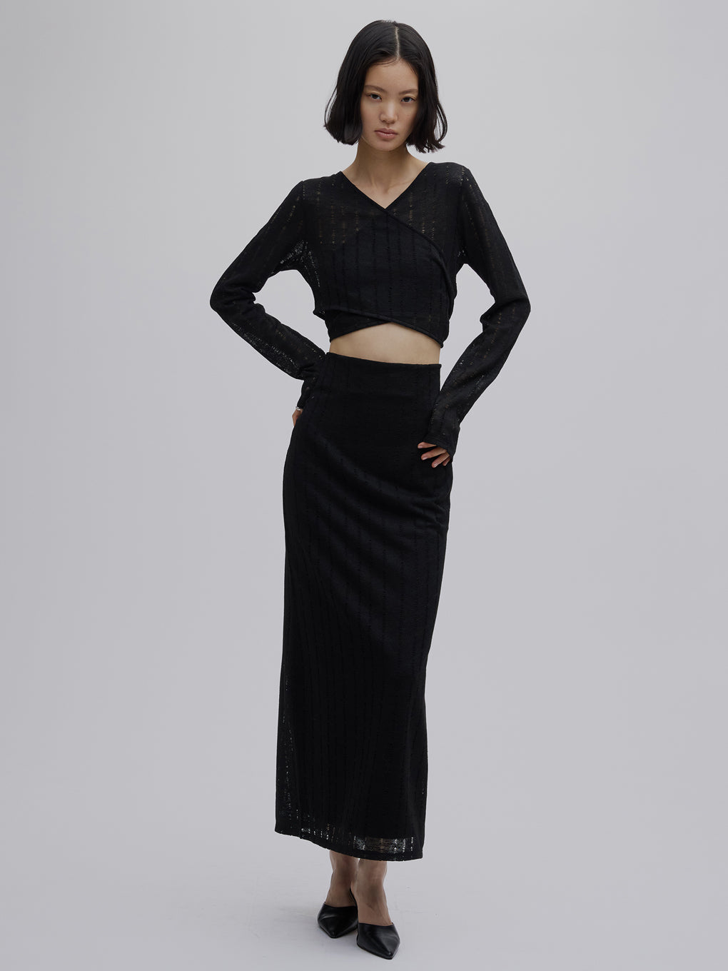 CACHE-COEUR DAMAGE CUT DRESS