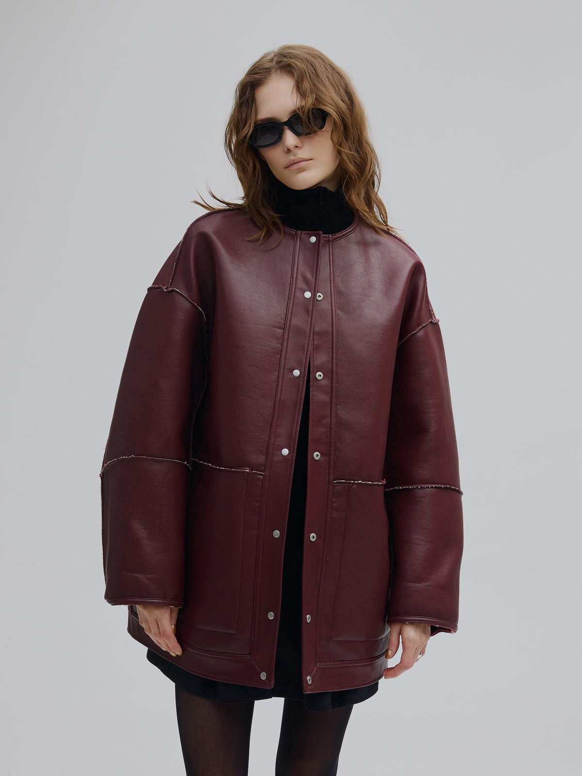REVERSIBLE LOUD PATTERN COAT