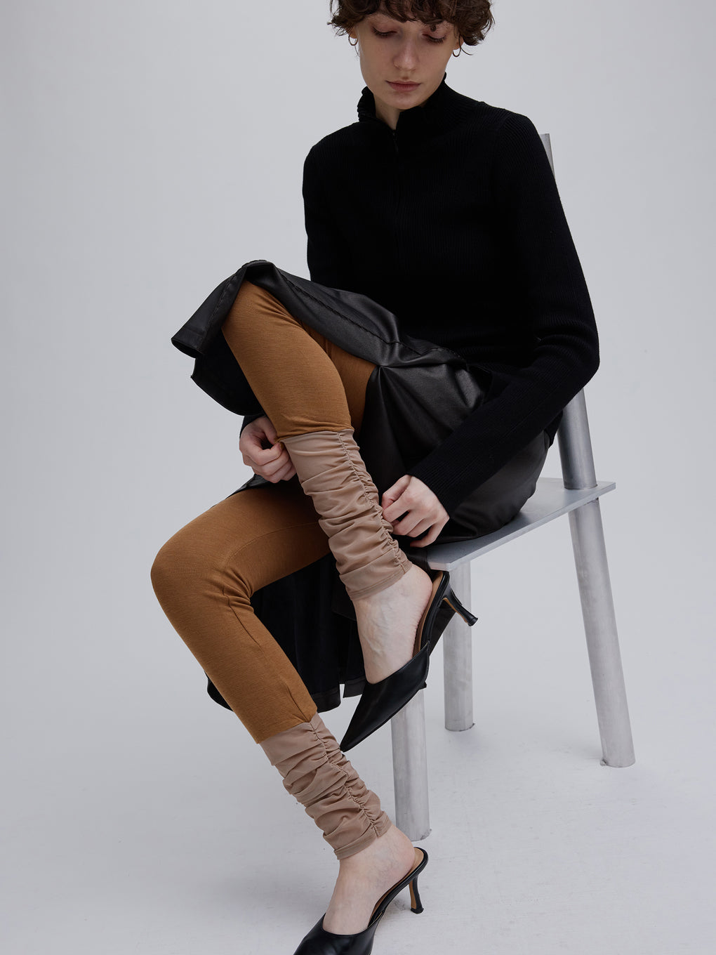 Mizuno×Ameri SHEER DOCKING FULL L LEGGINGS