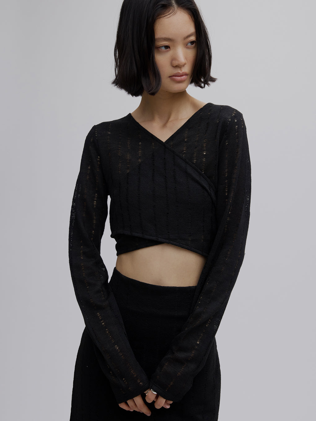 CACHE-COEUR DAMAGE CUT DRESS