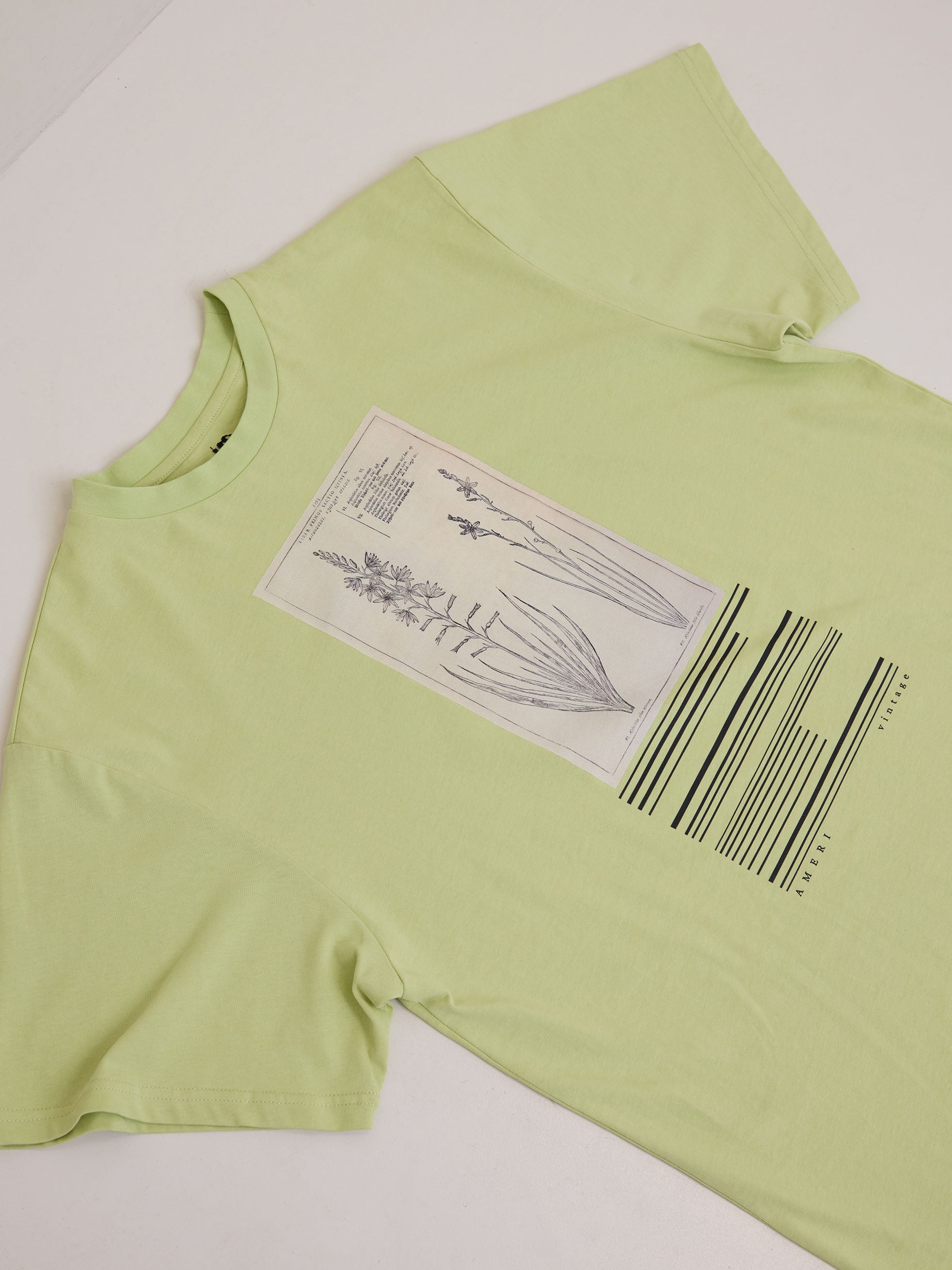 CROP FRAME FLOWER TEE