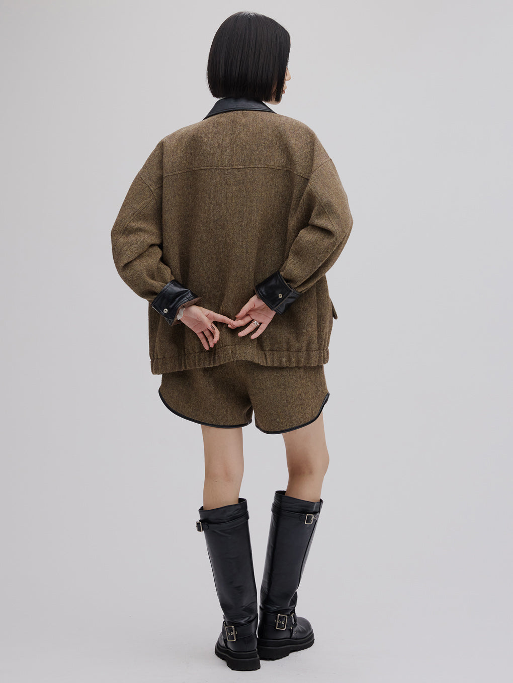 UND TWEED WORK DETAIL BLOUSON