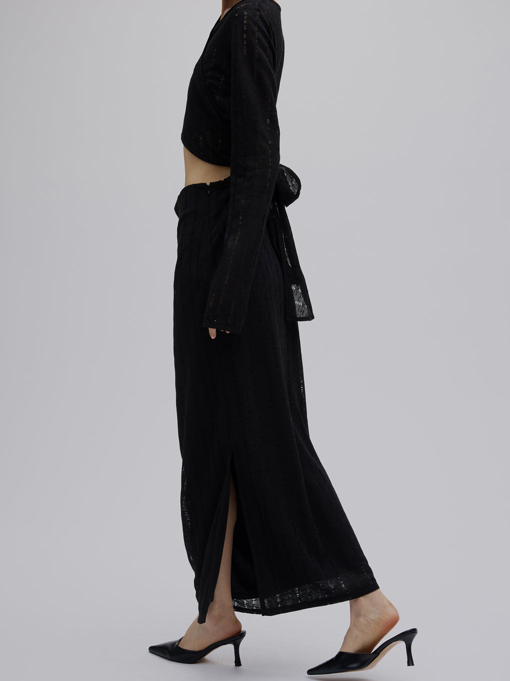 CACHE-COEUR DAMAGE CUT DRESS