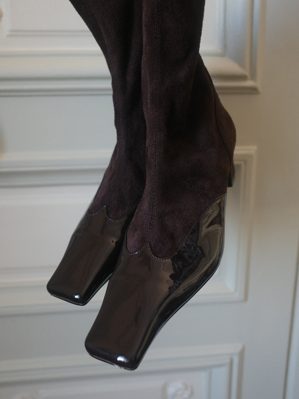 SUEDE WESTERN BOOTS