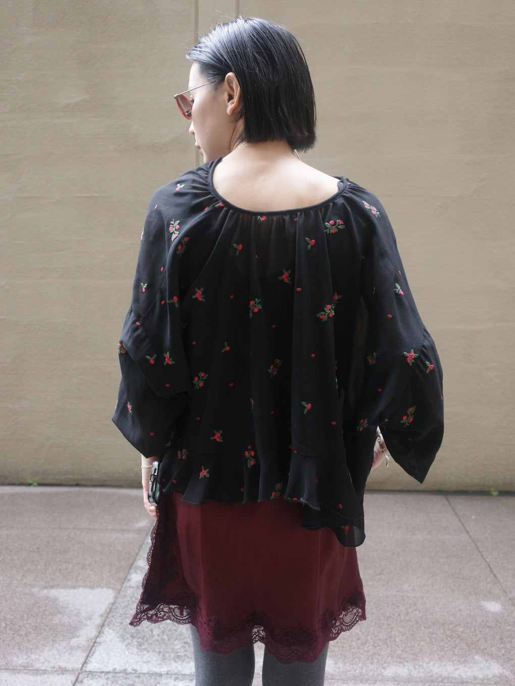 CHRISTINE EMBROIDERY BLOUSE