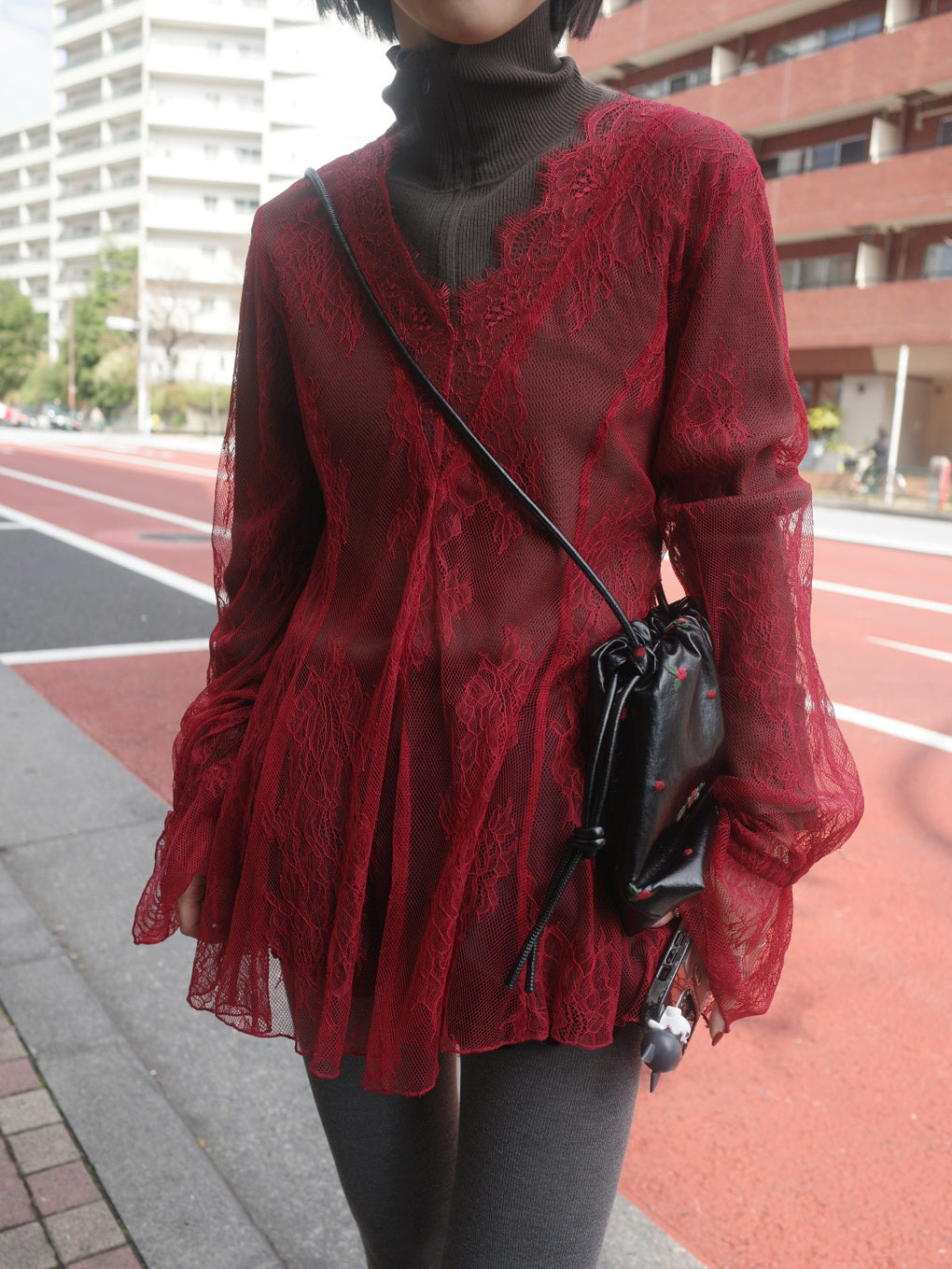 BEST TOUCH HALF ZIP KNIT TOP