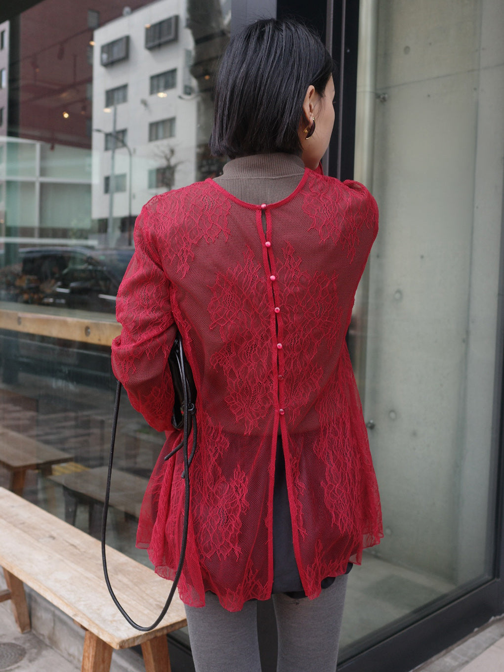 SEE THROUGH LACE TOP