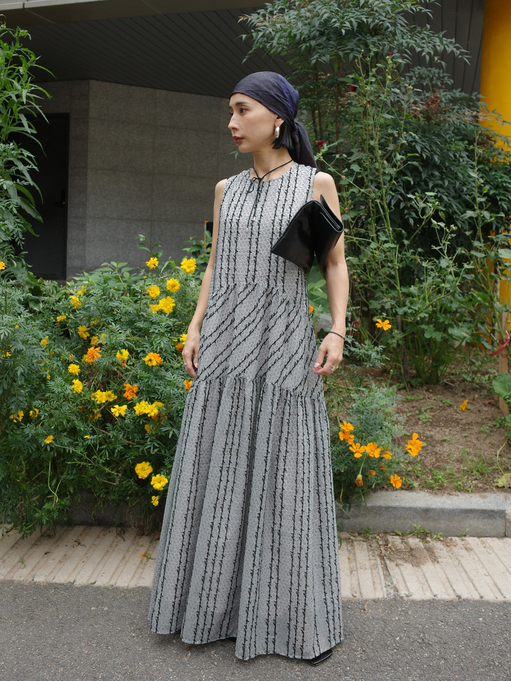 JERRY SHEER TWEED DRESS