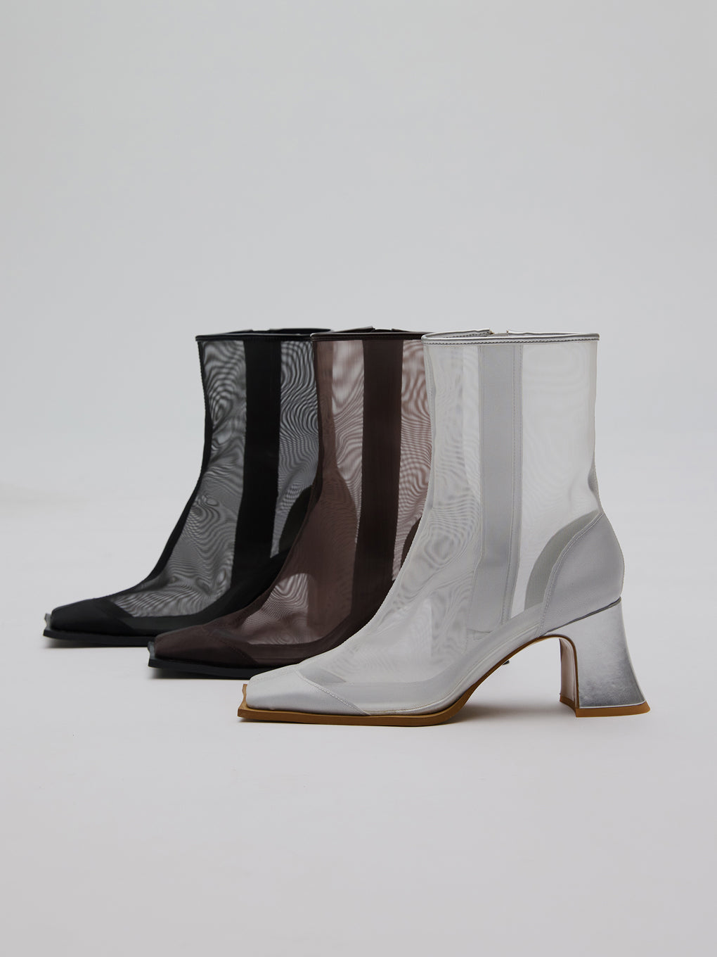 ameri SHEER WAVE TOE BOOTS L ブラック SHEER WAVE TOE BOOTS