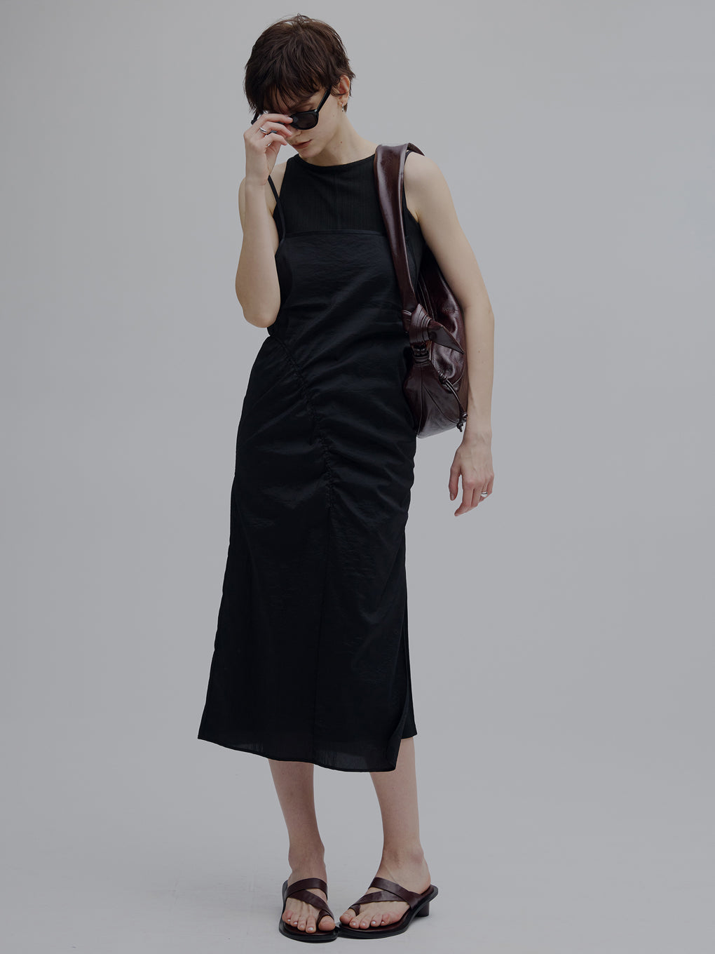 GATHER VEIL CAMI SKIRT