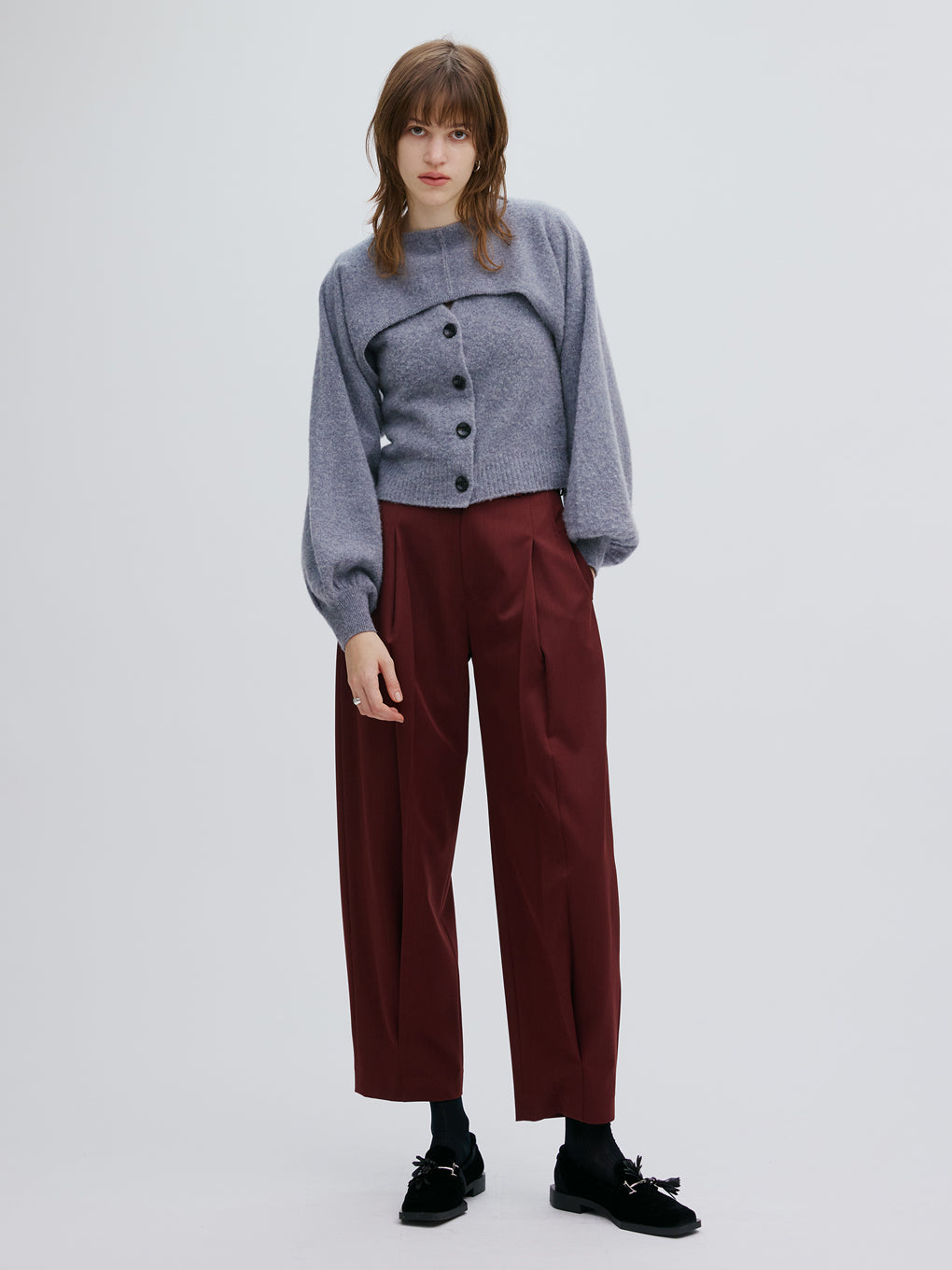 3WAY MINK TOUCH KNIT TOP