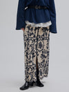 ZIP SLIT FLEECE SKIRT