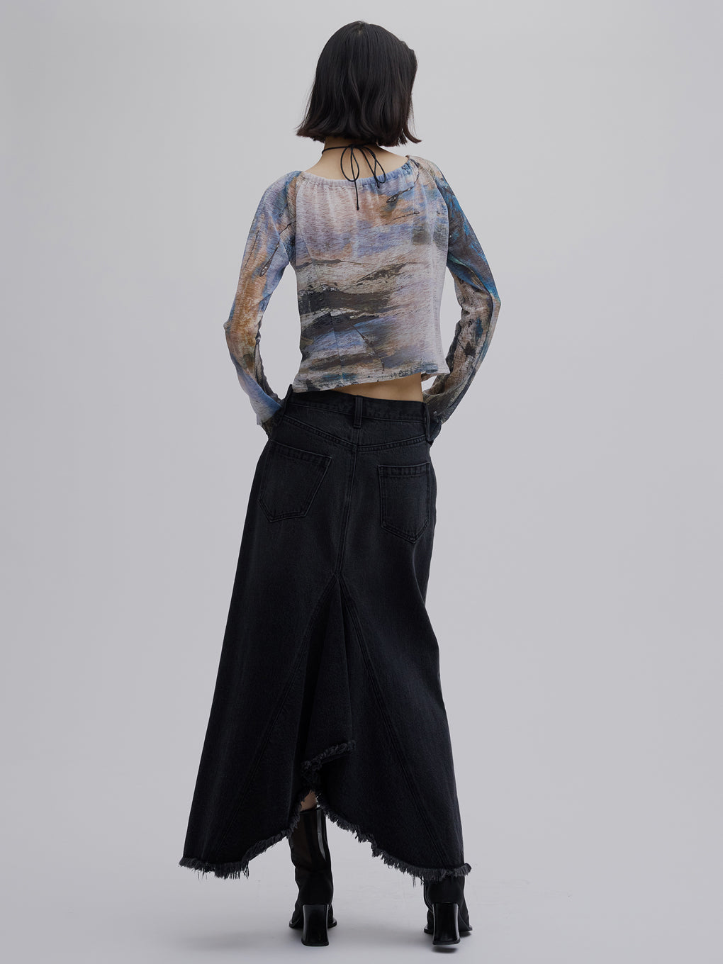 PAINTED TEXTURE ART TOP