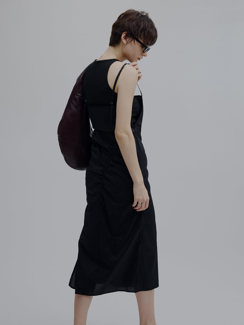 GATHER VEIL CAMI SKIRT