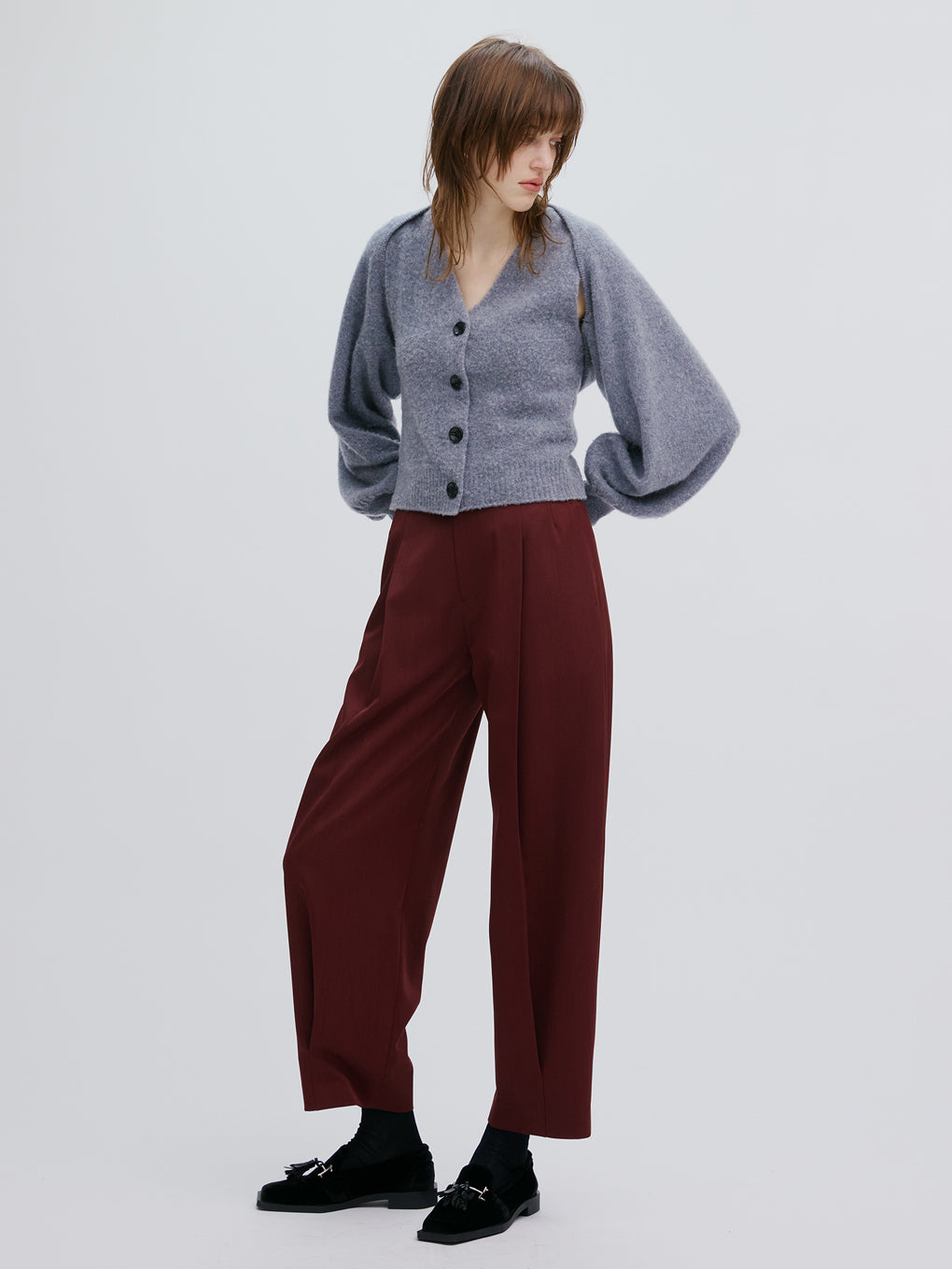 3WAY MINK TOUCH KNIT TOP