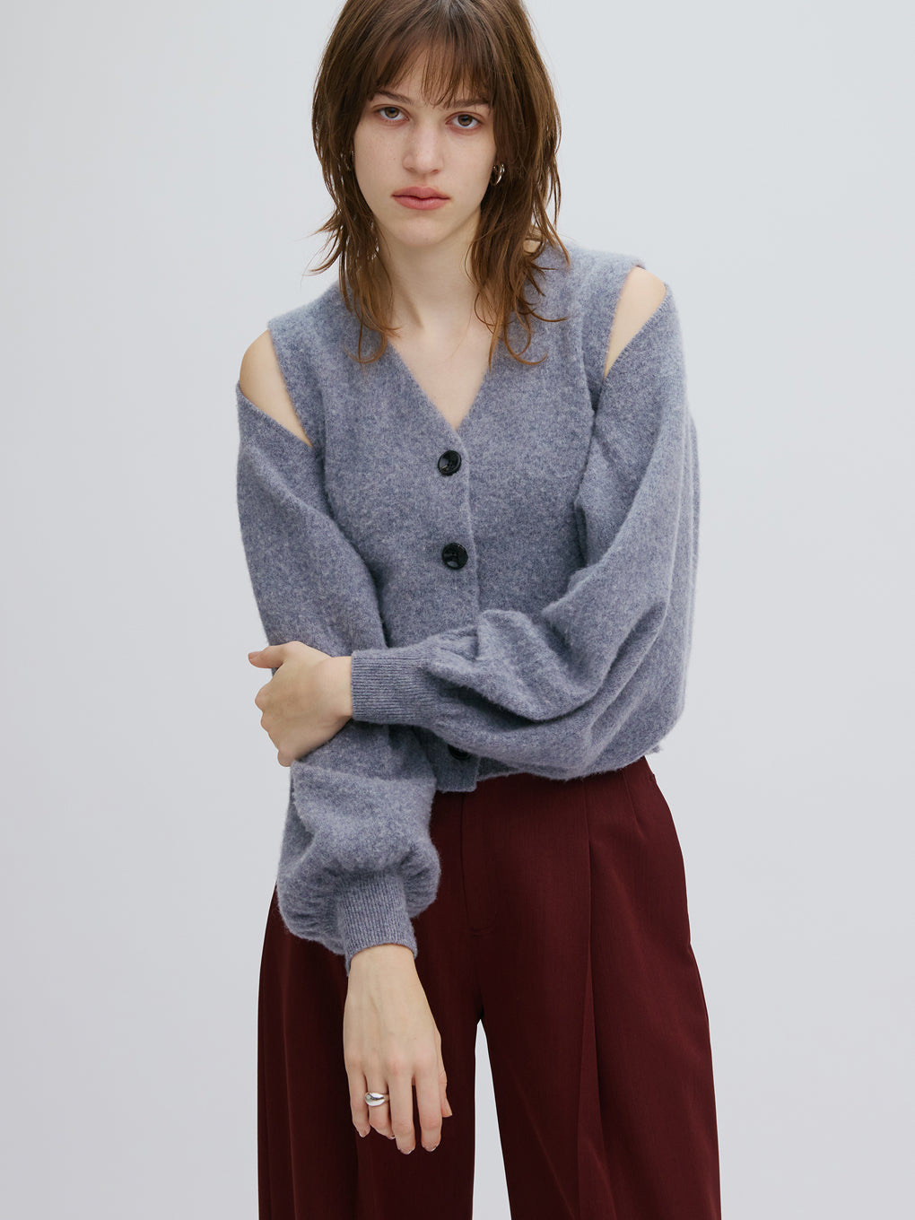 3WAY MINK TOUCH KNIT TOP