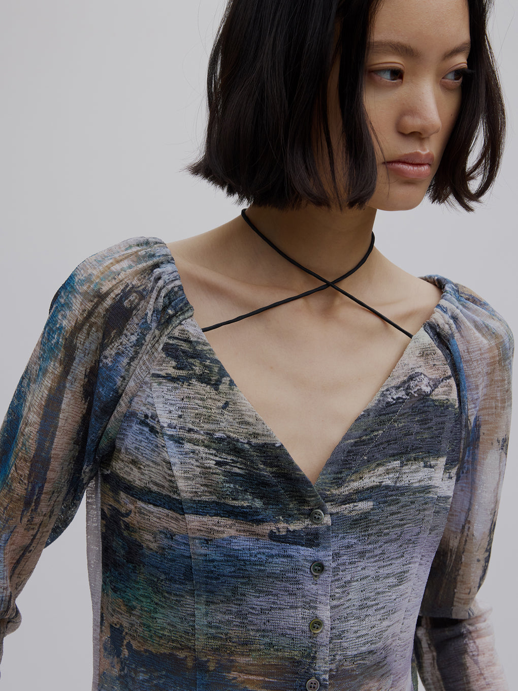 PAINTED TEXTURE ART TOP