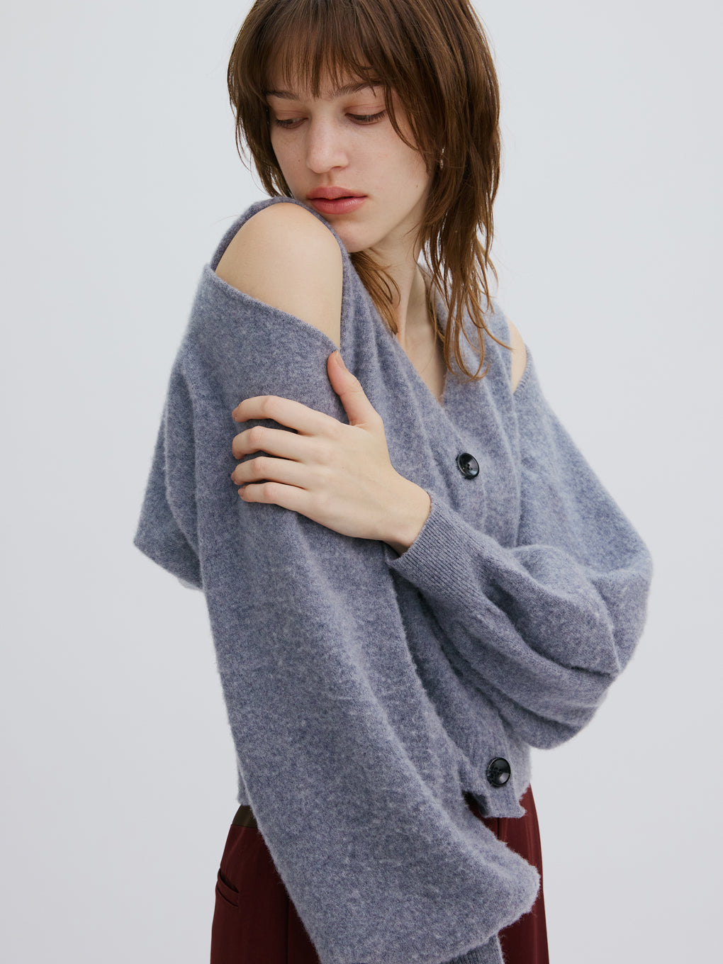 3WAY MINK TOUCH KNIT TOP