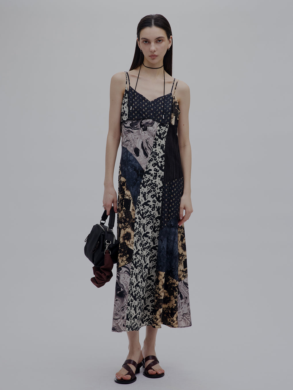 MEDI VARIOUS PATTERN CAMI DRESS