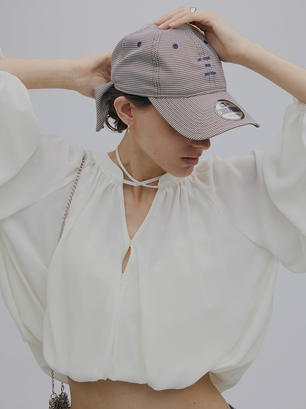 NEW ERA®×Ameri HOUNDSTOOTH RIBBON CAP