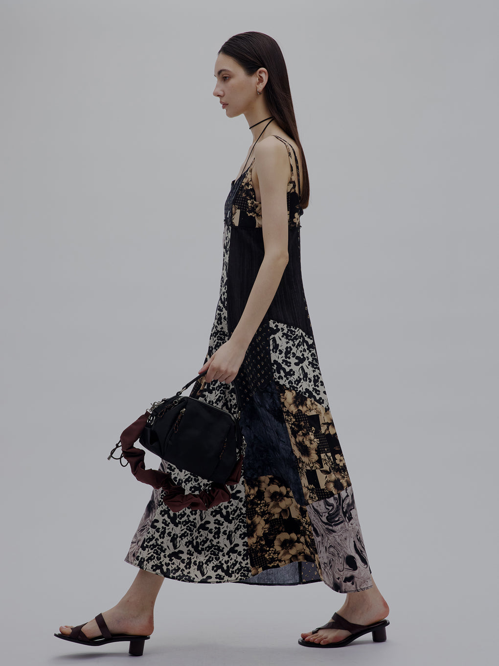 MEDI VARIOUS PATTERN CAMI DRESS