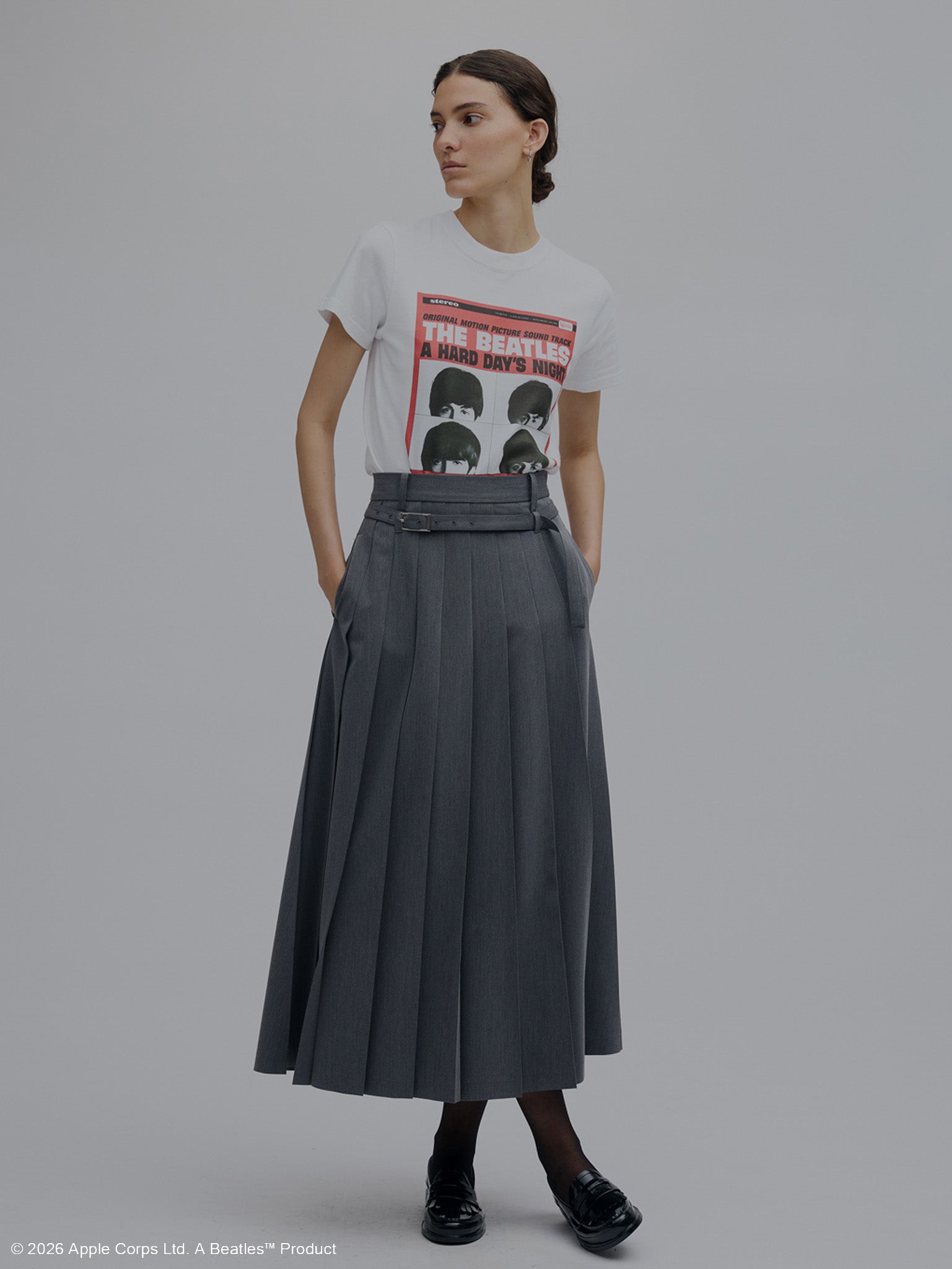 THE BEATLES × Ameri PRINT COMPACT TEE
