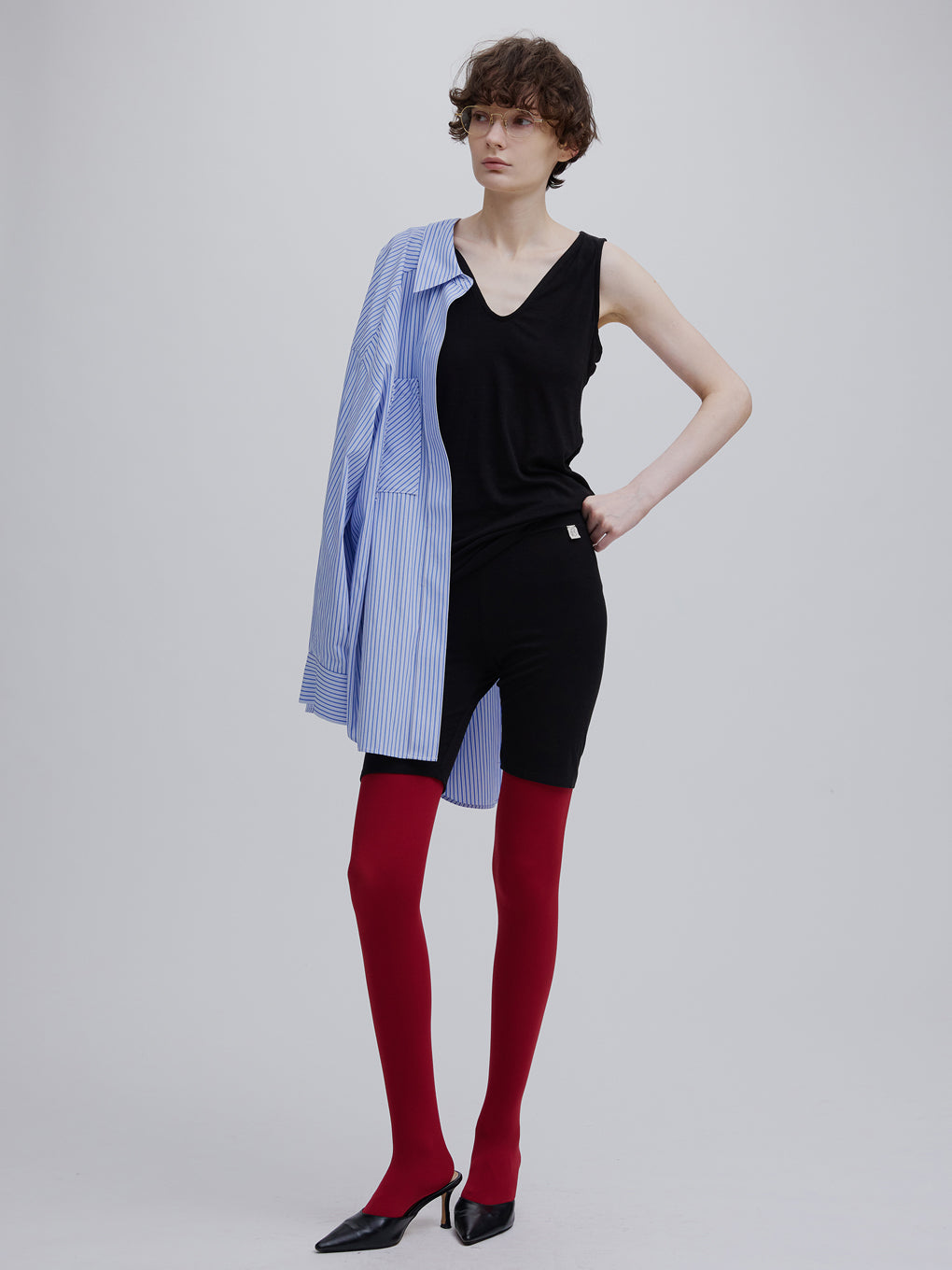 Mizuno×Ameri V NECK SLEEVELESS TOPS