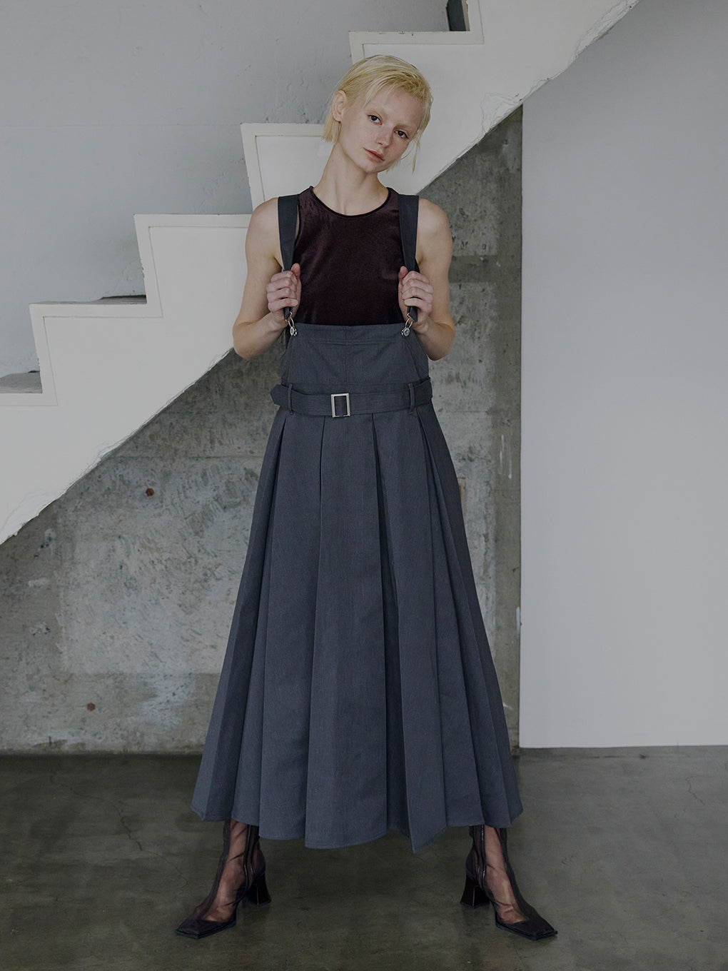 アメリヴィンテージ　Dickies® × Ameri PLEATS DRESS Dickies® × Ameri PLEATS DRESS
