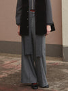 LOOSE STRAIGHT TUCK PANTS