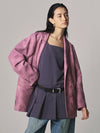 SQUARE NECK LADY LIKE PLEATS TOP