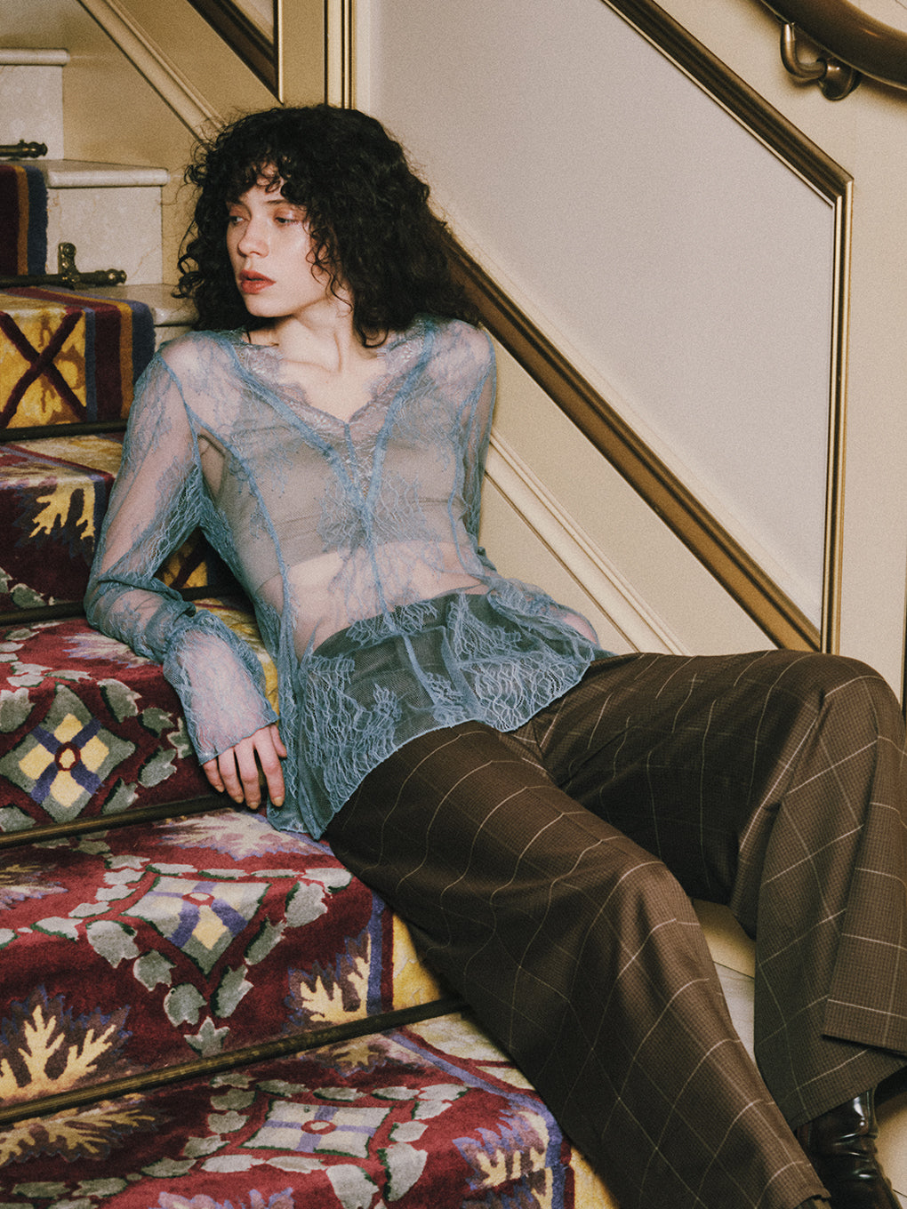 SEE THROUGH LACE TOP