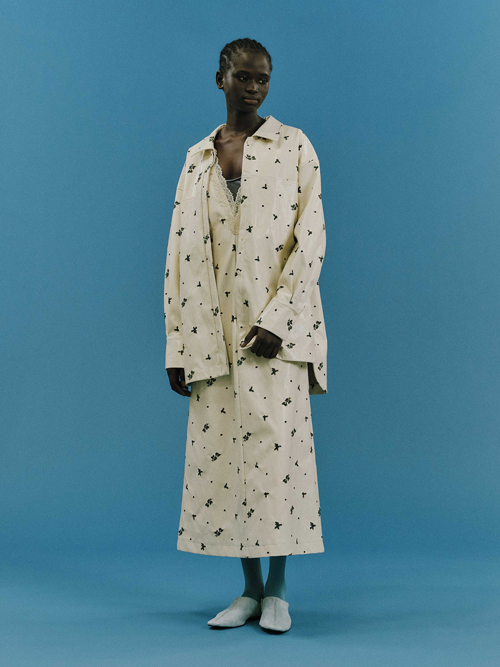CHRISTINE EMBROIDERY DRESS