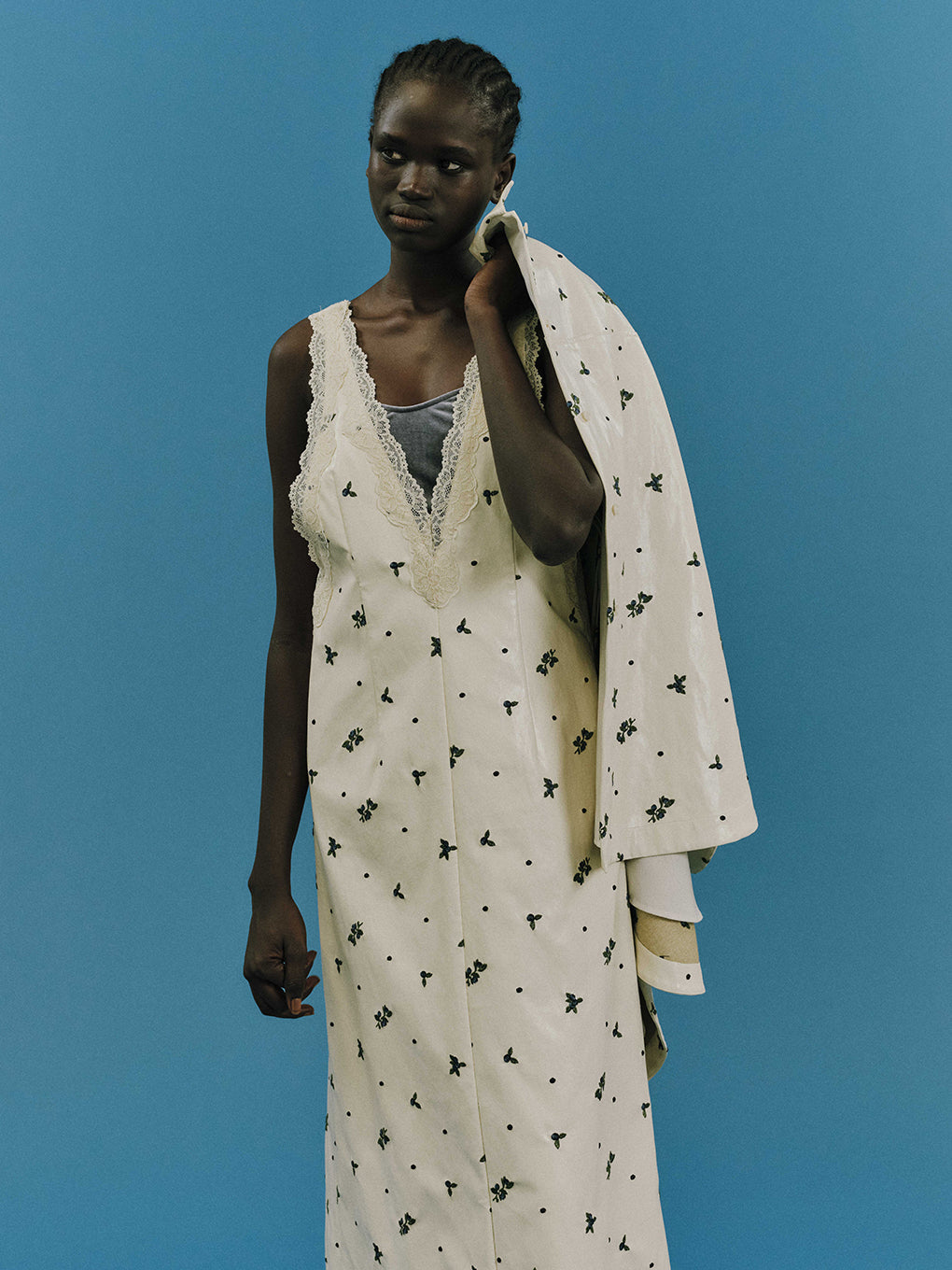 CHRISTINE EMBROIDERY DRESS