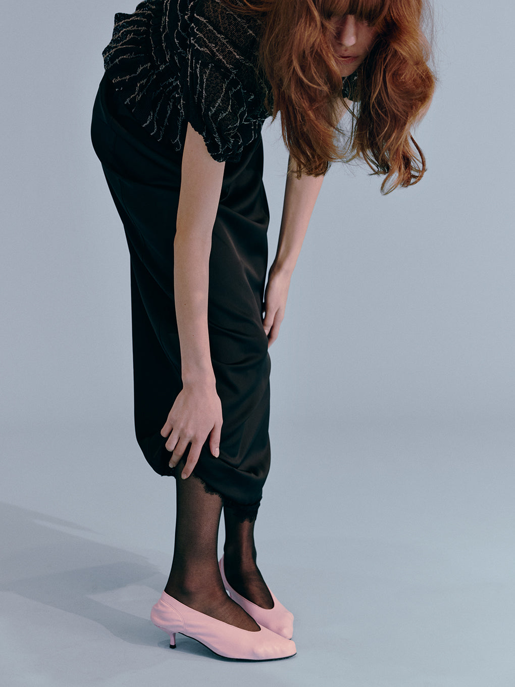 JERRY SHEER TWEED BLOUSE