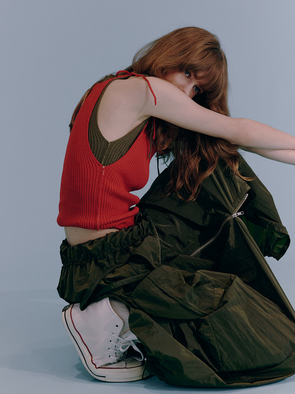 UTILITY BALLOON ZIP DRESS