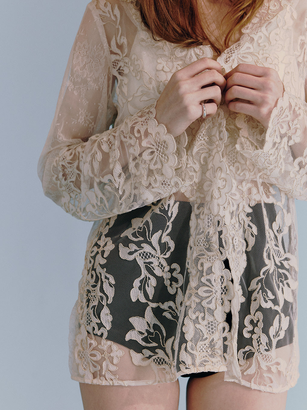 ORIGINAL VINTAGE LACE BLOUSE