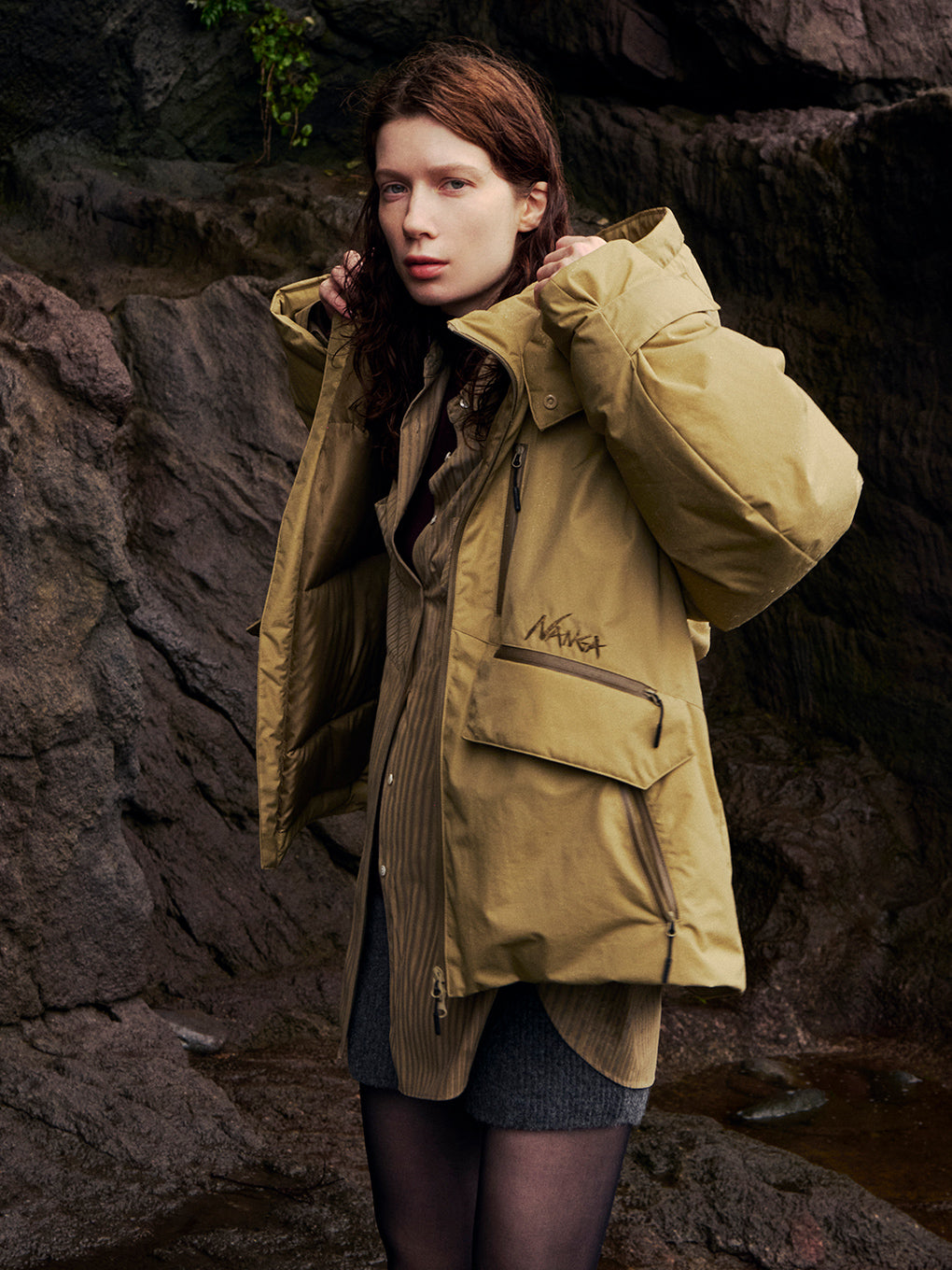 NANGA × Ameri POCKET DOWN COAT