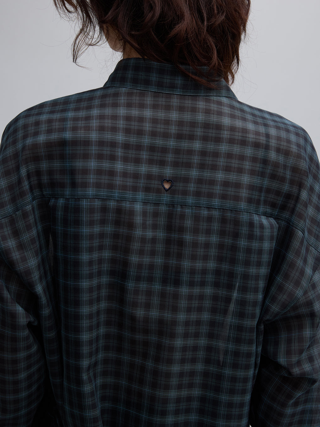 SHEER WAIST MARK OVERSIZE SHIRT