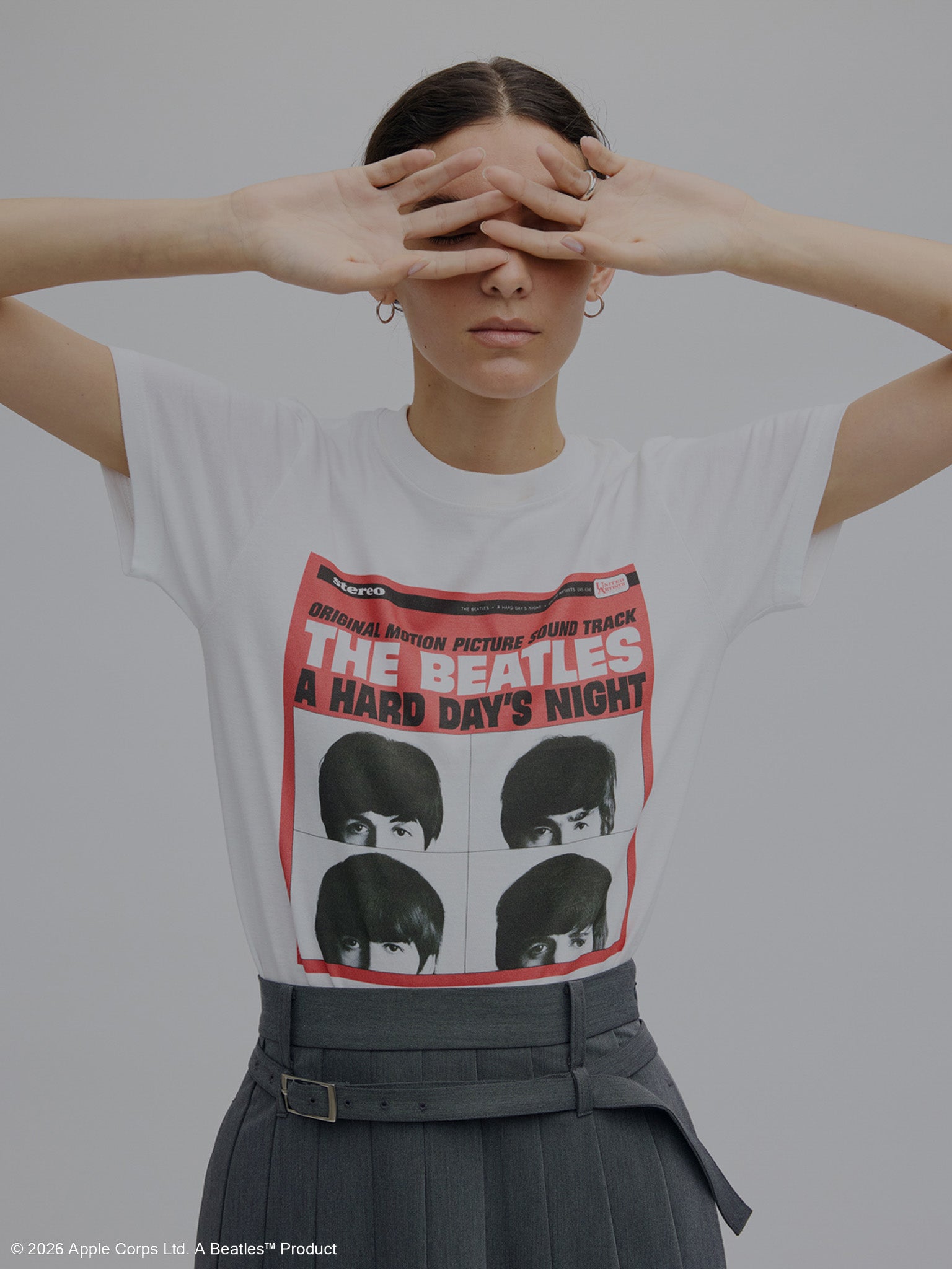 THE BEATLES × Ameri PRINT COMPACT TEE