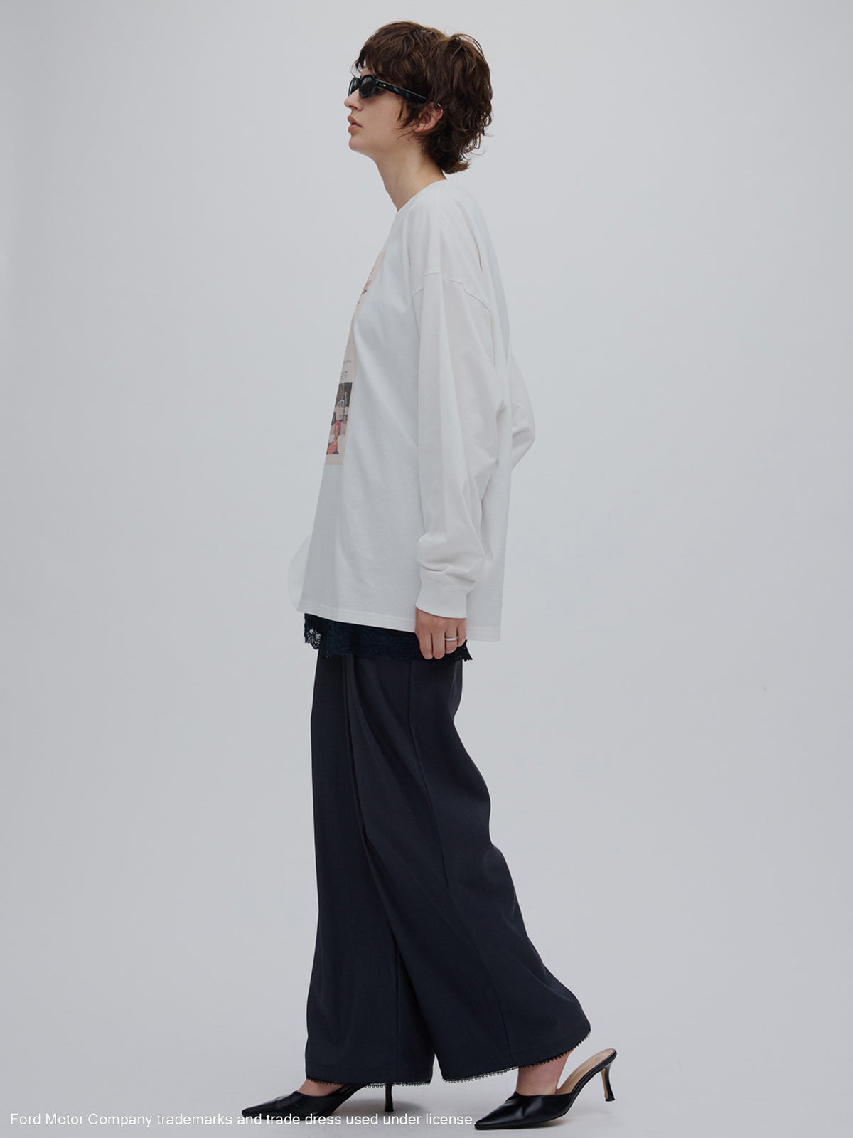 Ford FLYER PRINT LONG SLEEVE TOP