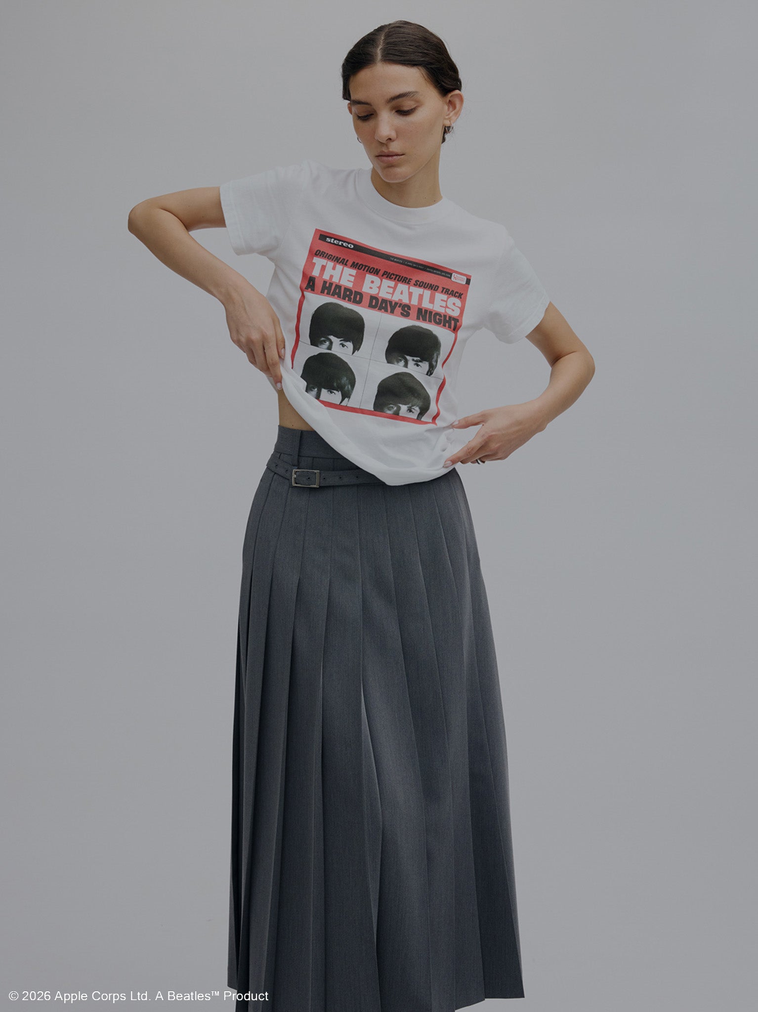 THE BEATLES × Ameri PRINT COMPACT TEE