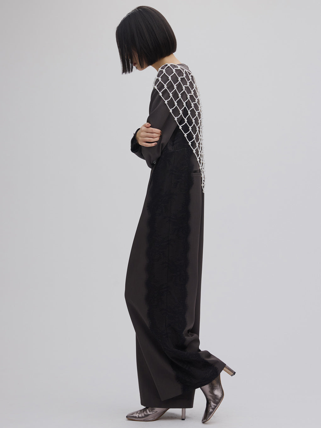 サロペット・オーバーオール・オールインワン ameri vintage UND TAKE ON LACE ROMPERS UND TAKE ON LACE ROMPERS