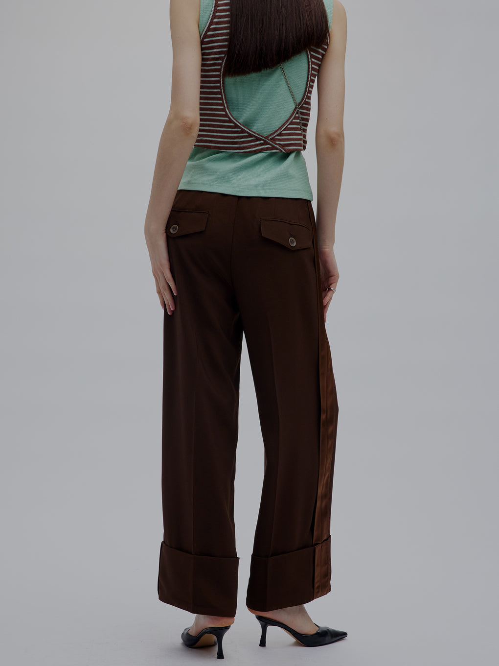 MEDI FOLDED HEM RELAXING PANTS