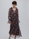 IVY MAJOLICA PLEAT DRESS